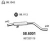 VW 867253119 Middle Silencer